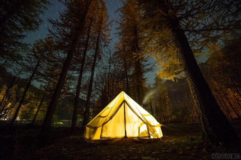 Un weekend in tenda cura lo stress