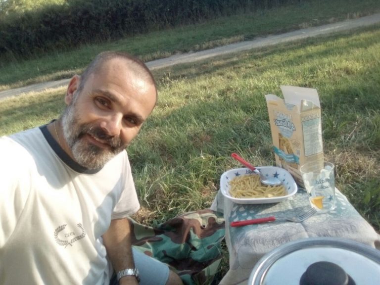 4 minuti per una pasta in tenda