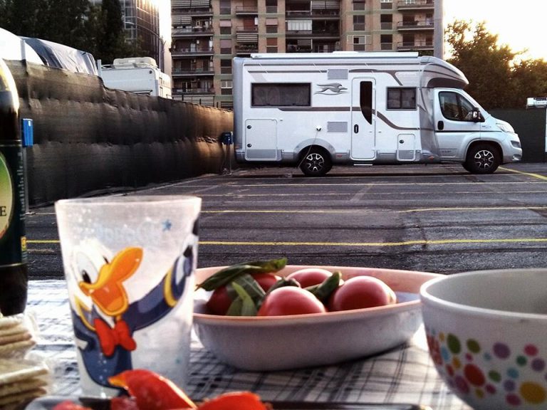 Sosta camper a Roma
