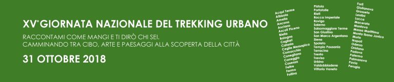 XVI giornata del Trekking Urbano: a zonzo per le città