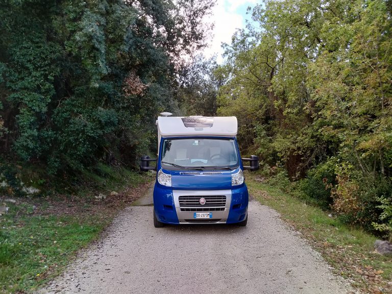 Quattro mete in Italia, in camper