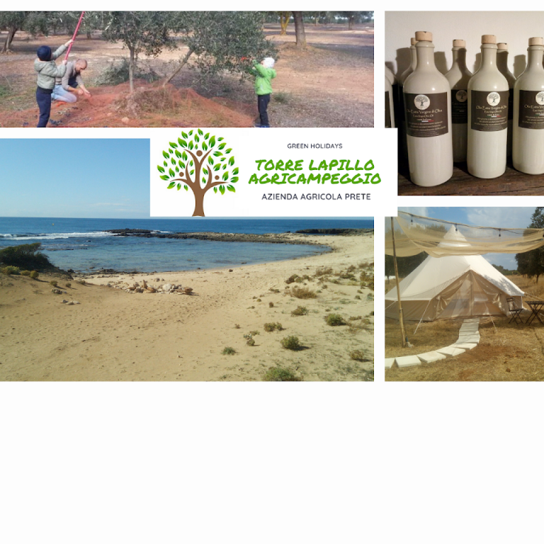 Azienda Agricola La Prete:  una sosta camping e glamping, in Salento a Porto Cesareo
