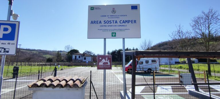 Sosta Camper Torricella Verzate PV