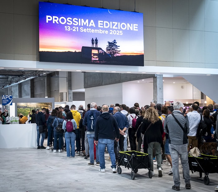 AFFLUENZA RECORD AL SALONE DEL CAMPER