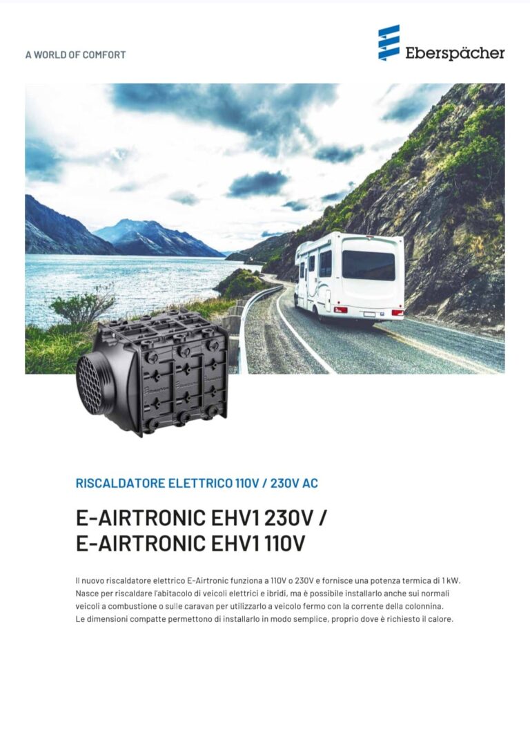 Riscaldatore elettrico Eberspacher: la soluzione pratica a portata di mano