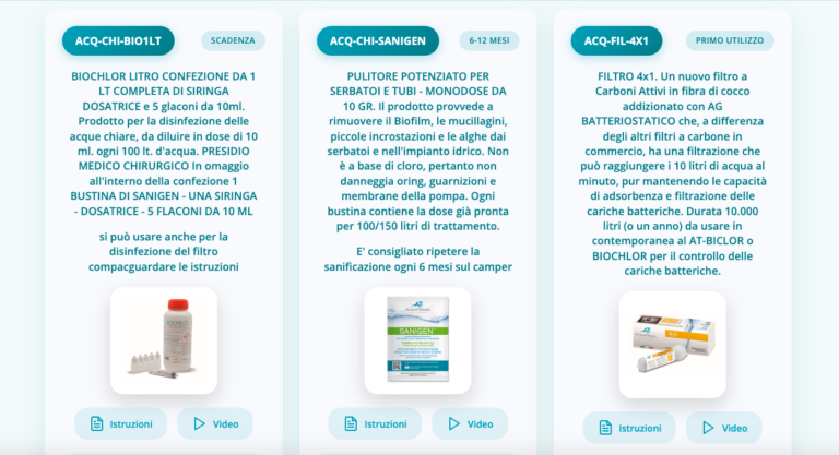Manutenzione sempre sotto controllo: Acquatravel presenta il rinnovato portale dedicato ai camperisti